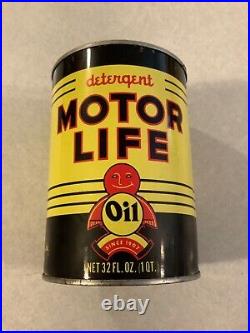 Vintage 1qt oil can Full