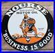 Vintage 24 inch Double Sided Nourse Motor Oil Repop Oil Sign