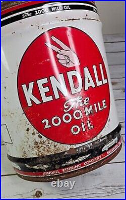 Vintage 5 Gallon Kendall Oil Can