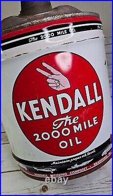 Vintage 5 Gallon Kendall Oil Can