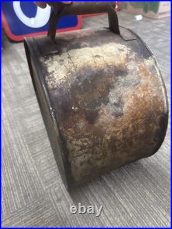 Vintage 5 Gallon Pure Tiolene Motor Oil Advertising Gas Station Rocker Can