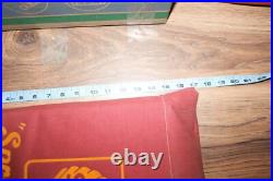 Vintage 60s 70s Shell Oil Gasoline seat cushion advertising gas station
