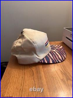 Vintage 90's Amoco Snapback Hat- Zubaz, Stange Brand. Gas Oil Advertising