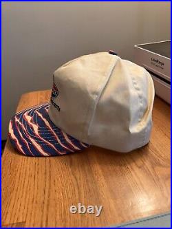 Vintage 90's Amoco Snapback Hat- Zubaz, Stange Brand. Gas Oil Advertising