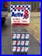 Vintage Active-8 Oil Can Rack Sign