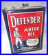 Vintage Advertising Defender Motor Oil 2 Gallon Tin Great Cond C-622