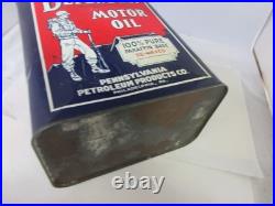 Vintage Advertising Defender Motor Oil 2 Gallon Tin Great Cond C-622