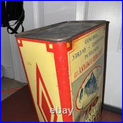 Vintage Advertising Hippo 1 Gal Oil Tin Can 104-d Vintage Advertising Hippo 1 Gal Oil Tin Can 104-d