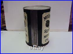 Vintage Advertising Motor Seal One Quart Oil Can Empty 417-w