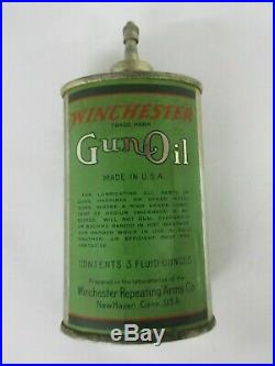Vintage Advertising Oiler Winchester Green Lead Top Oil Tin M-3100