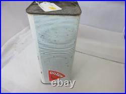 Vintage Advertising Oilzum 1 Gallon Oil Can Garage Shop Tin D-485