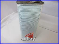 Vintage Advertising Oilzum 1 Gallon Oil Can Garage Shop Tin D-485
