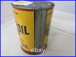 Vintage Advertising Pennzoil Motor Oil One 1 Quart Can Empty P-162