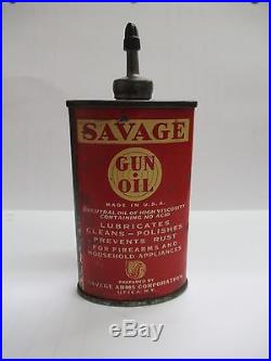 Vintage Advertising Savage Gun Oil Lead Top Oiler, 816-y