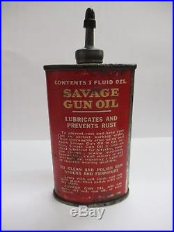 Vintage Advertising Savage Gun Oil Lead Top Oiler, 816-y