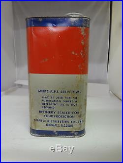 Vintage Advertising Service Two Gallon Service Station Oil Can 553-v
