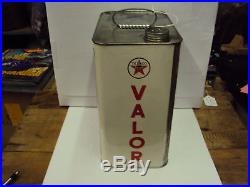 Vintage Advertising Texaco Valor 2 Gallon Service Station Oil Can 78-z