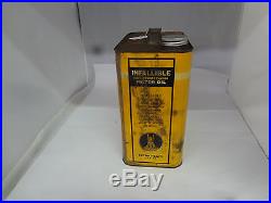 Vintage Advertising Two Gallon Infallible Service Station Oil Can N-151