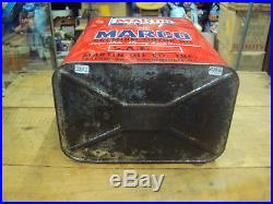 Vintage Advertising Two Gallon Marco Service Station Oil Can Rare 228-z