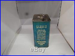 Vintage Advertising Two Gallon Penguin Service Station Oil Can 676-y
