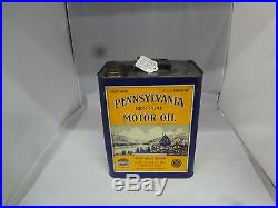 Vintage Advertising Two Gallon Pennsylvania Service Station Oil Can 545-y