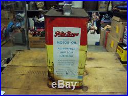Vintage Advertising Two Gallon Pep Boys Service Station Oil Can 237-z