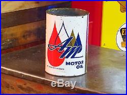 Vintage American Motors 5 quart motor oil can Rare