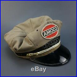 Vintage Amoco Gas Station Attendant Hat American Oil Company