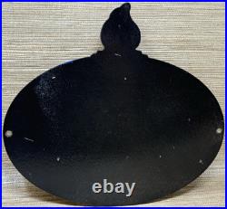 Vintage Amoco Gasoline Porcelain Sign Service Station American Oil Torch Gas