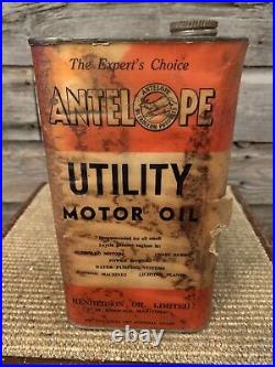 Vintage Antelope Outboard Motor Oil Can