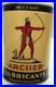 Vintage Archer Aviation Motor Oil Can Metal Quart Indian Plane Aircraft Omaha Ne