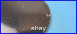 Vintage Arrow Oils Sign Porcelain Premium Gasoline Pump Plate Sign