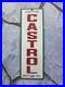 Vintage Ask For Castrol Motor Oil Porcelain Sign 12×4