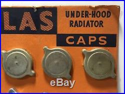 Vintage Atlas Radiator Cap Store Display Sign / Gas Oil Service Station