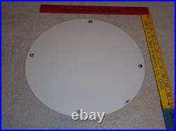 Vintage B/a British American Gasoline Station 11 3/4 Porcelain Metal Oil Sign