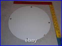 Vintage B/a British American Gasoline Station 11 3/4 Porcelain Metal Oil Sign