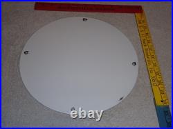 Vintage B/a British American Gasoline Station 11 3/4 Porcelain Metal Oil Sign