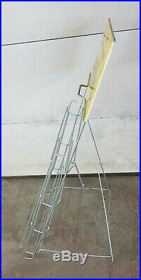 Vintage BARDAHL Advertising Display Rack and Sign Topper Oil & Gas