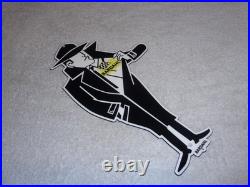 Vintage Bardahl Motor Oil Additive Burglar Thief 12 Metal Gasoline Sign! Racing