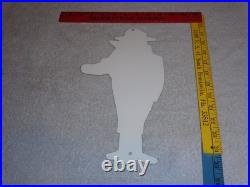 Vintage Bardahl Motor Oil Additive Burglar Thief 12 Metal Gasoline Sign! Racing