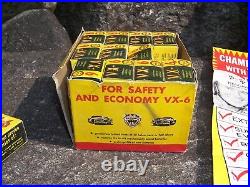 Vintage Battery Additive Lee Petty Gas & Oil Advertising With Store Display Sign