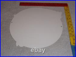 Vintage Bigger Spark More Bang Woman? & Plug 12 Metal Big Gasoline & Oil Sign