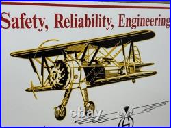 Vintage Boeing Aircraft Co Porcelain Sign Airplane Hangar Gas Station Motor Oil Vintage Boeing Aircraft Co Porcelain Sign Airplane Hangar Gas Station Motor Oil