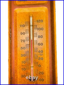 Vintage Brown Oil Company Metal Thermometer Pinnacle, NC