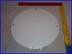 Vintage Buffalo Gasoline & Western Bison Animal 11 3/4 Porcelain Metal Oil Sign