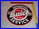 Vintage Buick Valve In Head Authorized Service Porcelain Metal Gasoline Oil Sign
