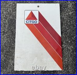 Vintage CITGO Gas Station Pump Access Door Panel 1970s Oil Advertising