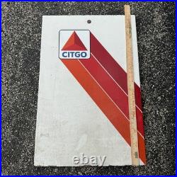 Vintage CITGO Gas Station Pump Access Door Panel 1970s Oil Advertising