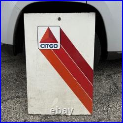 Vintage CITGO Gas Station Pump Access Door Panel 1970s Oil Advertising