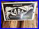 Vintage Caba Cow Beef Dairy Porcelain Sign Car Gas Oil Truck